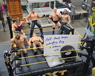 Lot of Wrestling Toys