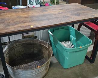 table washtub