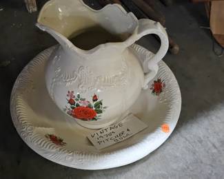 bowl and pitcher