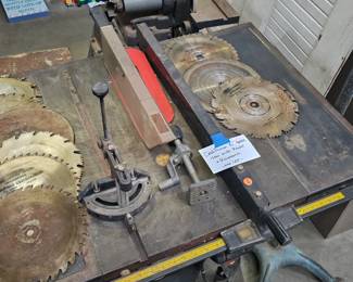 CRAFTSMAN 10” TABLE SAW W/ BLADES, ACCESSORIES