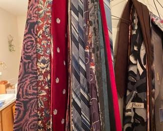 Lots of men’s ties