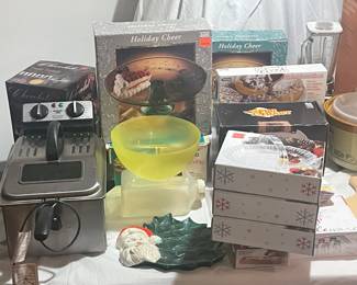 New in box items, coffee pots