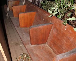 Outside church bench $1000