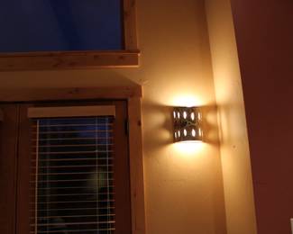 Beautiful sconces 12 total hand painted $50 each