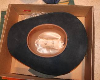 Stetson in original box $200 on the jewelry table.