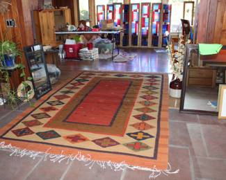 Large wool Woven rug $500