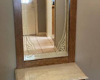 Charming Antique Mirrored Valet