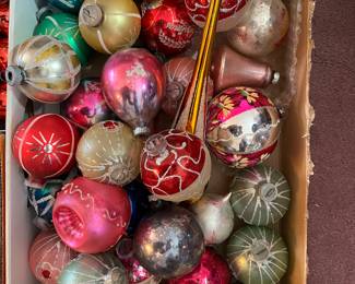 Vintage Christmas ornaments......