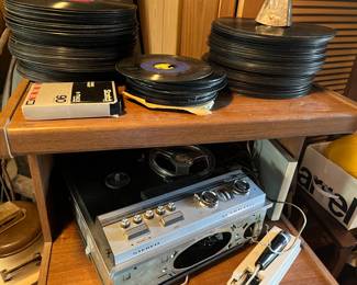 Records and reel to reel