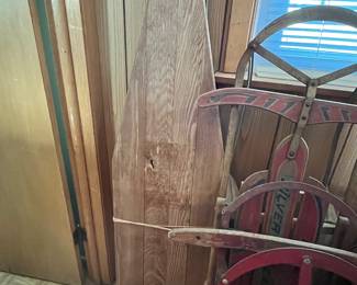 Antique ironing board