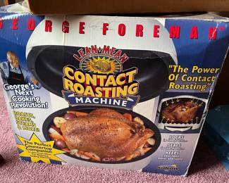 George Foreman roasting machine