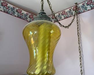 MCM swag lamp (works!)