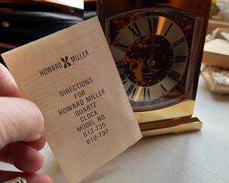 Howard Miller mantle clock