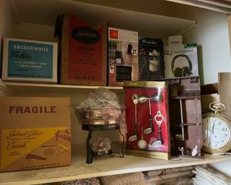 Vintage items - many new in box!