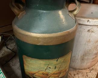 Milk cans....