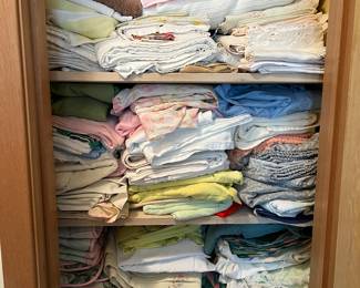 Tons of linens