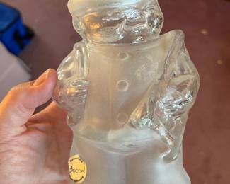 Goebel glass snowman