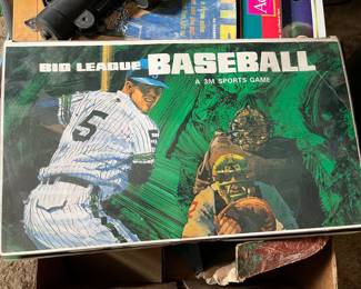 Vintage Big League Baseball game