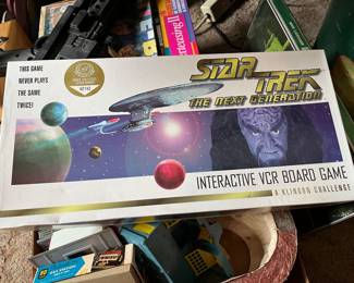 Star Trek interactive VCR board game