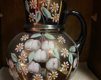Cutest hand painted pitcher.