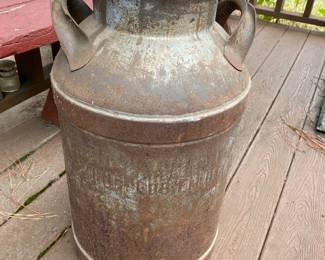 Milk can.