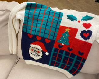 Original ugly Christmas sweater.