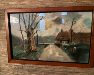 Hauntingly beautiful painting.