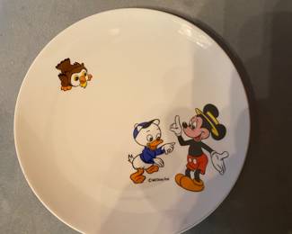 Steamboat Willie with duck and owl.