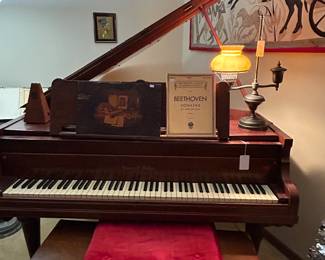 Henry F. Miller Vintage 1940's Baby Grand Piano