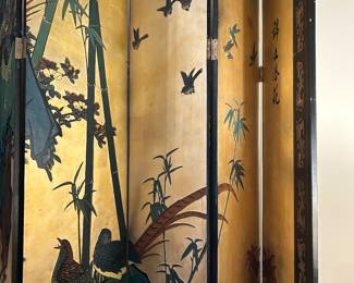 8 Panel Chinese Vintage Screen, Room Divider (2 sided)