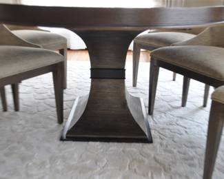 Close-up View of the Fabulous Dining Table Pedestal Base