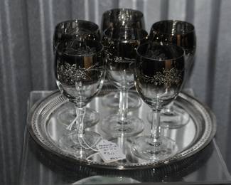 French Wine Stemware, Set of 6, ($30).
