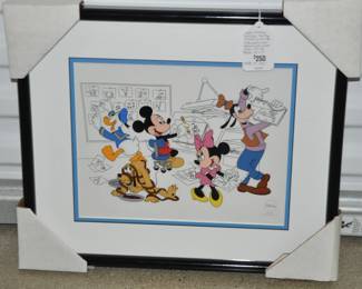 Authentic Limited Edition Sericel Titled "At The Studio With the Fabulous Five" is Brand New With COA & Comes With The Original Box 18" x 15" Overall, ($250).