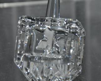 Ready for Hanukkah? Gift This 4.5" Waterford Crystal Dreidel This Season and Ensure a Smile. ($45)
