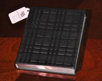 This is THE Gift to Give Anyone this Holiday Season! This Burberry Leather Writing Pad is in Like New Condition and Brings a Touch of Elegance to Any Desk. ($65)