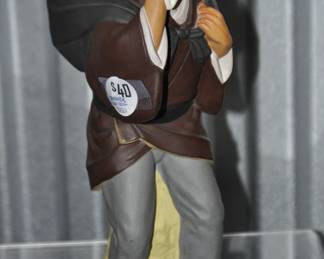 This Japanese Clay Figure of a Working Man Embodies the Joy of Completing Hard Work, 11.5" Tall, ($40).