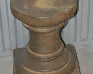 One of the 2 Fiberstone Decorative Pedestal, Indoor/Outdoor, 15" x 20" x 15". $250 Pair