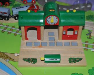 Close up View of one of the Great Stations Available in our Set Which Include the Record and Play Railway Station