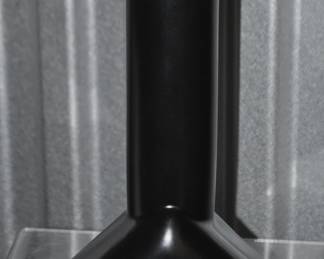 Wonderful Signed Eschelman Black Ceramic 10.5" Vase, ($75)