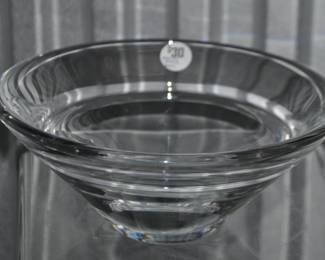 Clean and Contemporary Multi Purpose Bowl by Kosta Boda 10"W x 4"H, ($30)