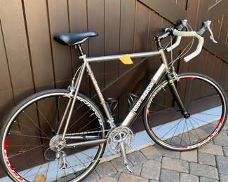 Eddy Merckk titanium Millenium 3, Shimano Ultegra group set, triple 9 speed, size 60