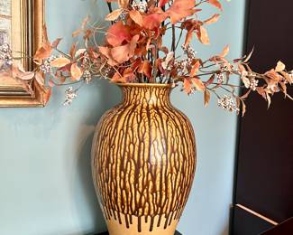 Maitland Smith 2 ft tall ceramic vase