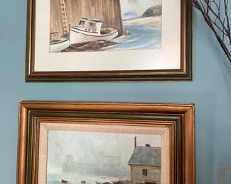 Original art: watercolor & oil on board