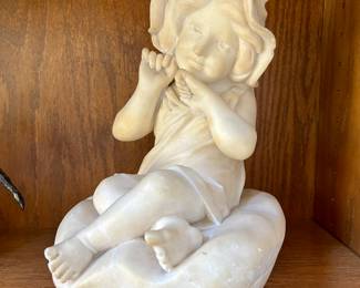antique alabaster sculpture