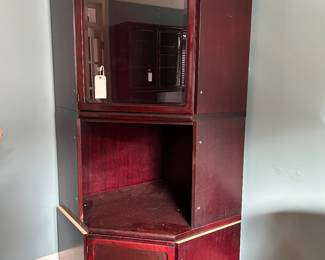 Rosewood corner cabinet