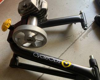 Bike trainer by CycleOps