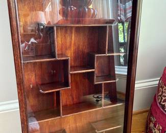 Curio wall cabinet
