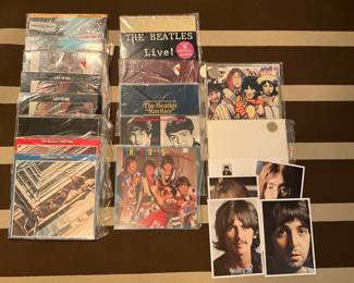 Assorted Beatles LPs - most are UK pressings