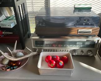Marantz Turntable, Fisher Tuner Receiver