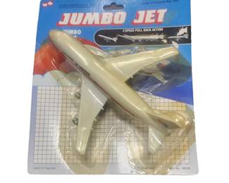 Vintage Jumbo Jet toy in package 